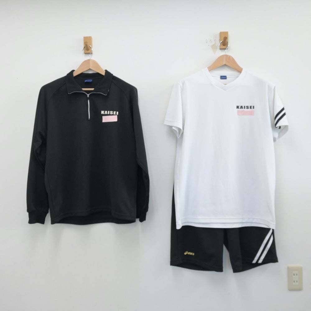 中古制服】長崎県 私立海星高等学校 女子制服 3点（体操服 上・体操服