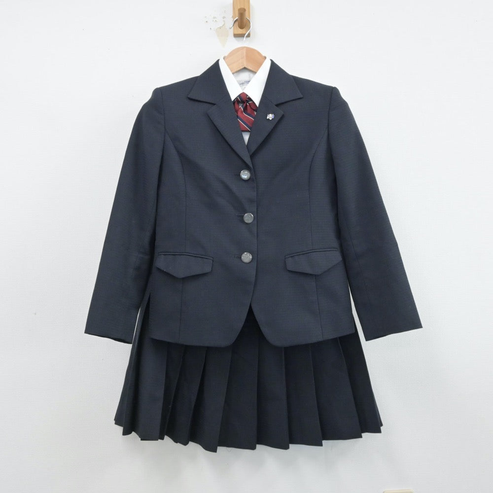 中古制服】福岡県 福岡大学附属大濠高等学校 女子制服 6点（ブレザー