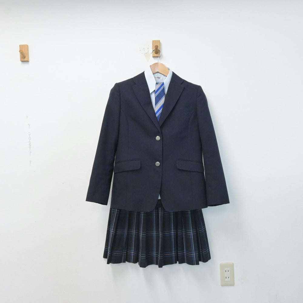 中古制服】埼玉県 大宮開成高等学校 女子制服 5点（ブレザー・ニット