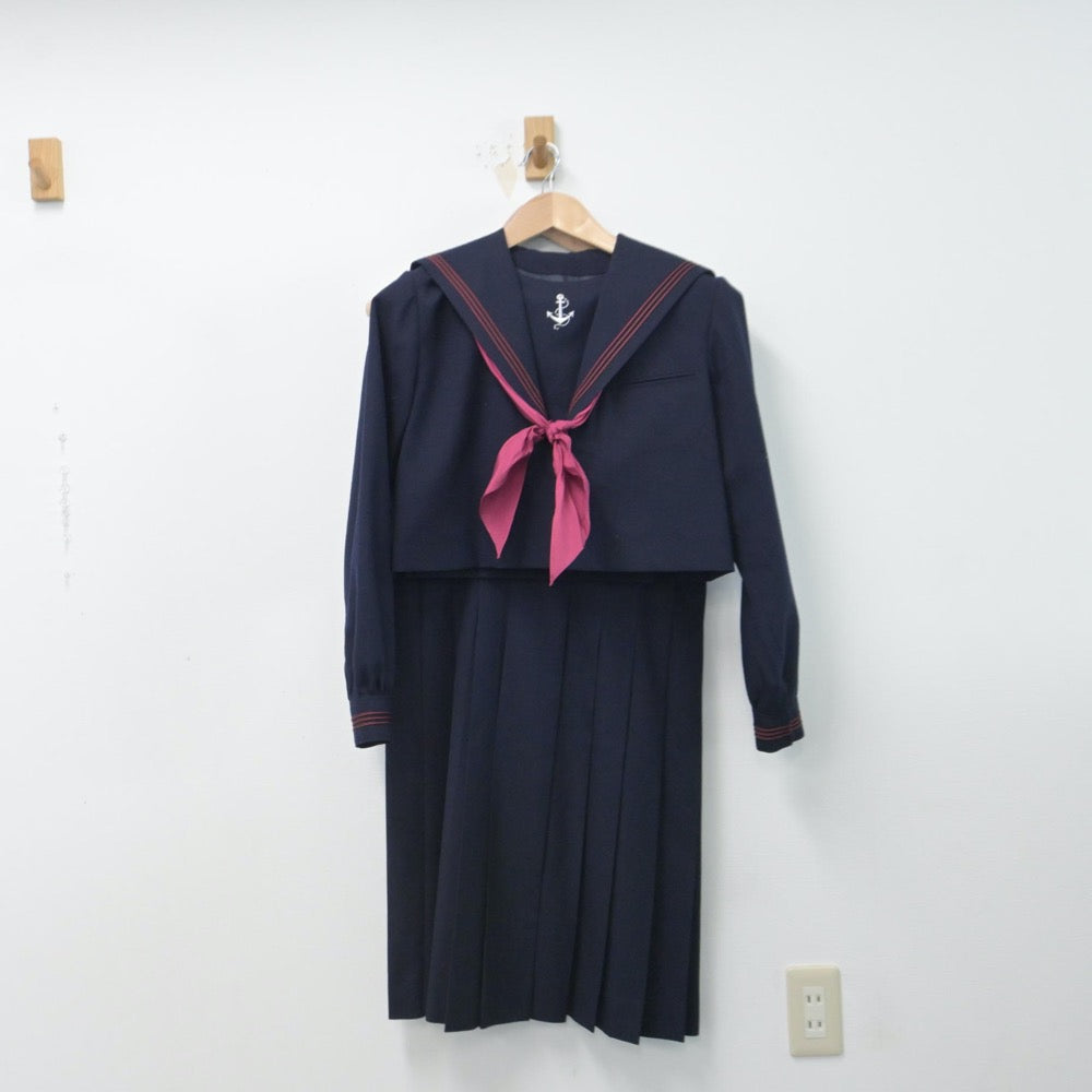 中古制服】福岡県 福岡女学院中学校・高等学校 女子制服 2点（セーラー服・ジャンパースカート）sf014656【リサイクル学生服】 |  中古制服通販パレイド