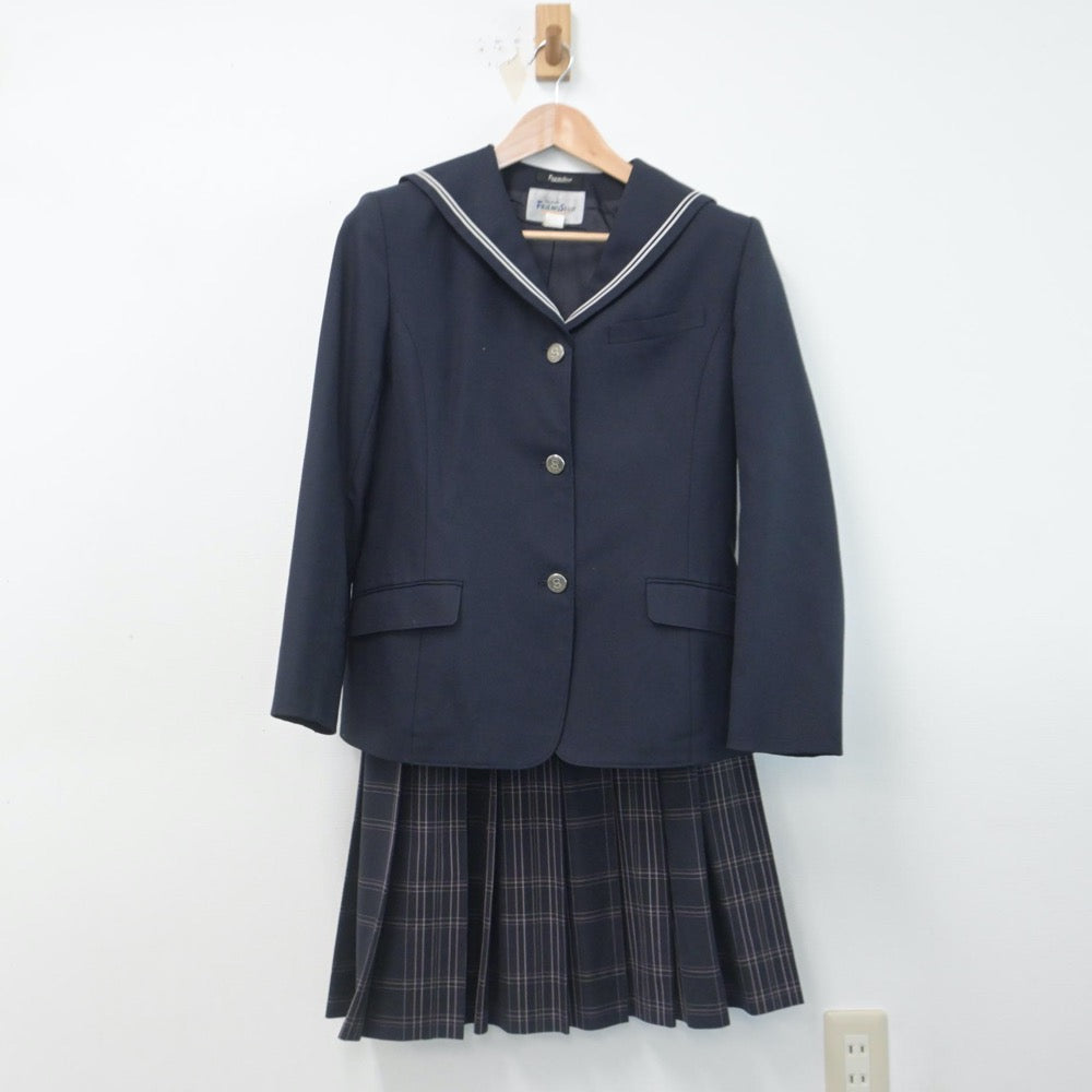 中古制服】東京都 第七中学校 女子制服 2点(ブレザー・スカート 中古制服】東京都 第七中学校 女子制服 2点(ブレザー・スカート