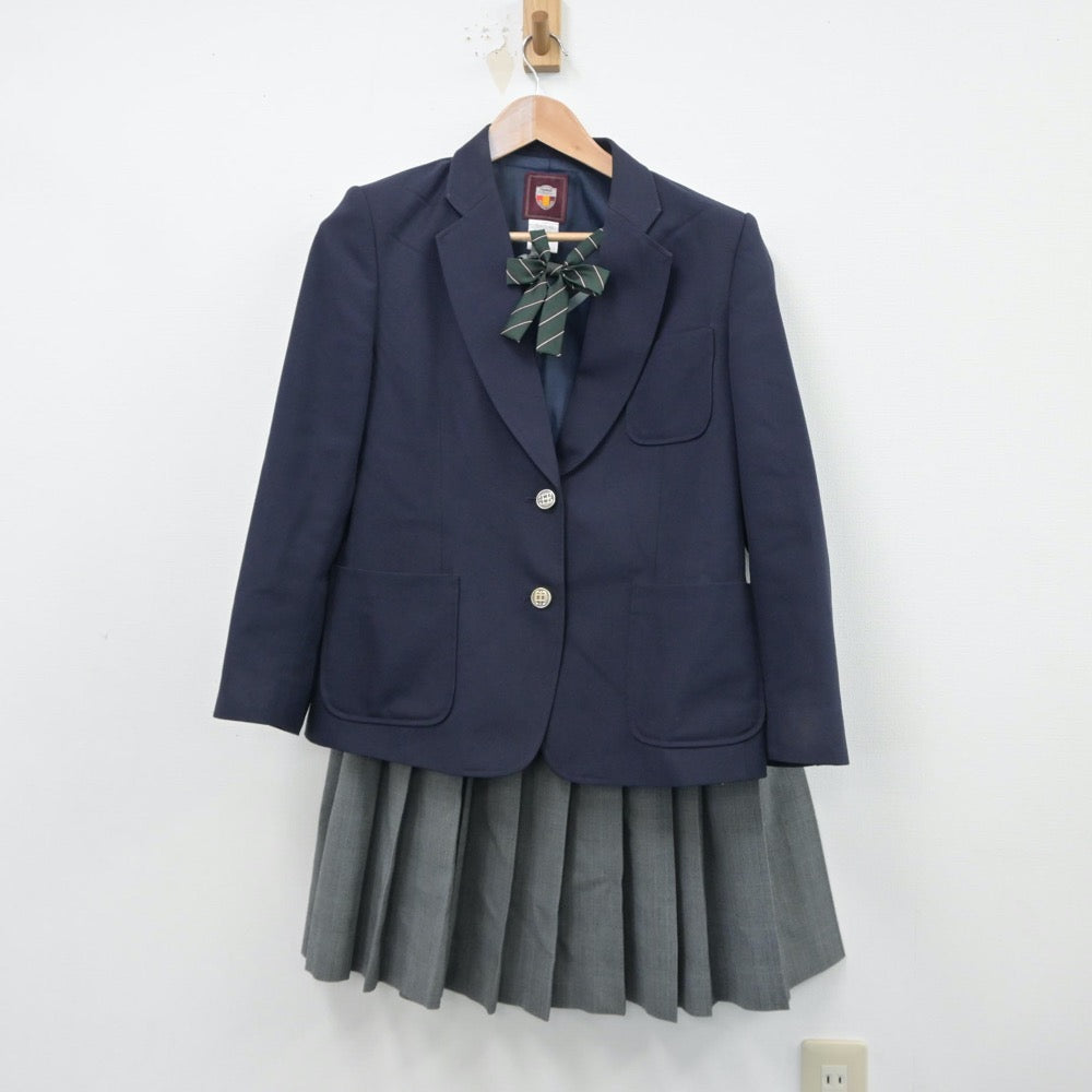 【中古】広島県 広島市立祇園東中学校 女子制服 5点（ブレザー・スカート）sf014853