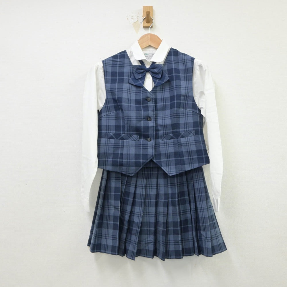 中古制服】沖縄県 西原東中学校 女子制服 4点（シャツ・ベスト・スカート）sf015027【リサイクル学生服】 | 中古制服通販パレイド