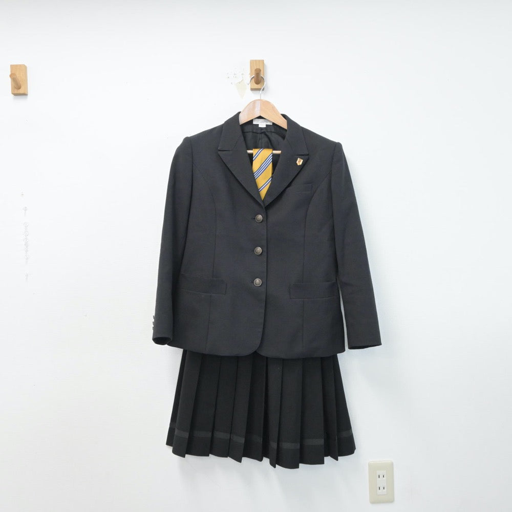 【中古】大阪府 初芝立命館高等学校 女子制服 3点（ブレザー・スカート）sf015125