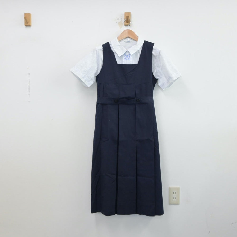 中古制服】長野県 清泉女学院高等学校 女子制服 3点（シャツ・ジャンパースカート）sf015239【リサイクル学生服】 | 中古制服通販パレイド