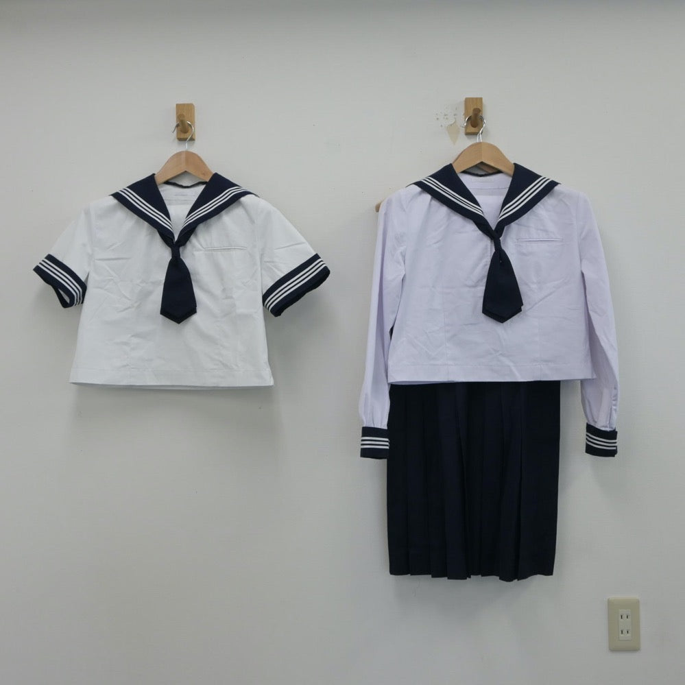 中古制服】千葉県 和洋国府台女子高等学校 女子制服 5点（セーラー服・スカート）sf015538【リサイクル学生服】 | 中古制服通販パレイド