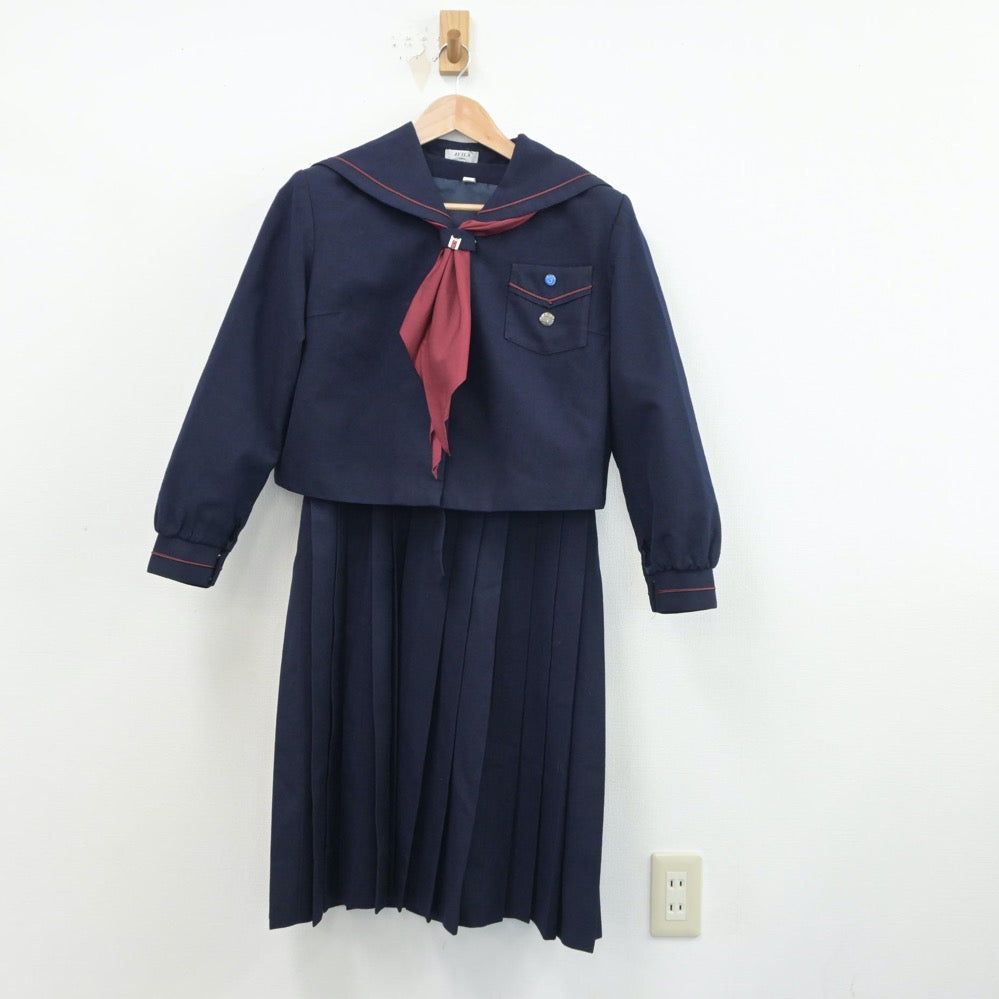 中古制服】鹿児島県 鶴田高等学校 女子制服 3点（セーラー服・ジャンパースカート）sf015639【リサイクル学生服】 | 中古制服通販パレイド