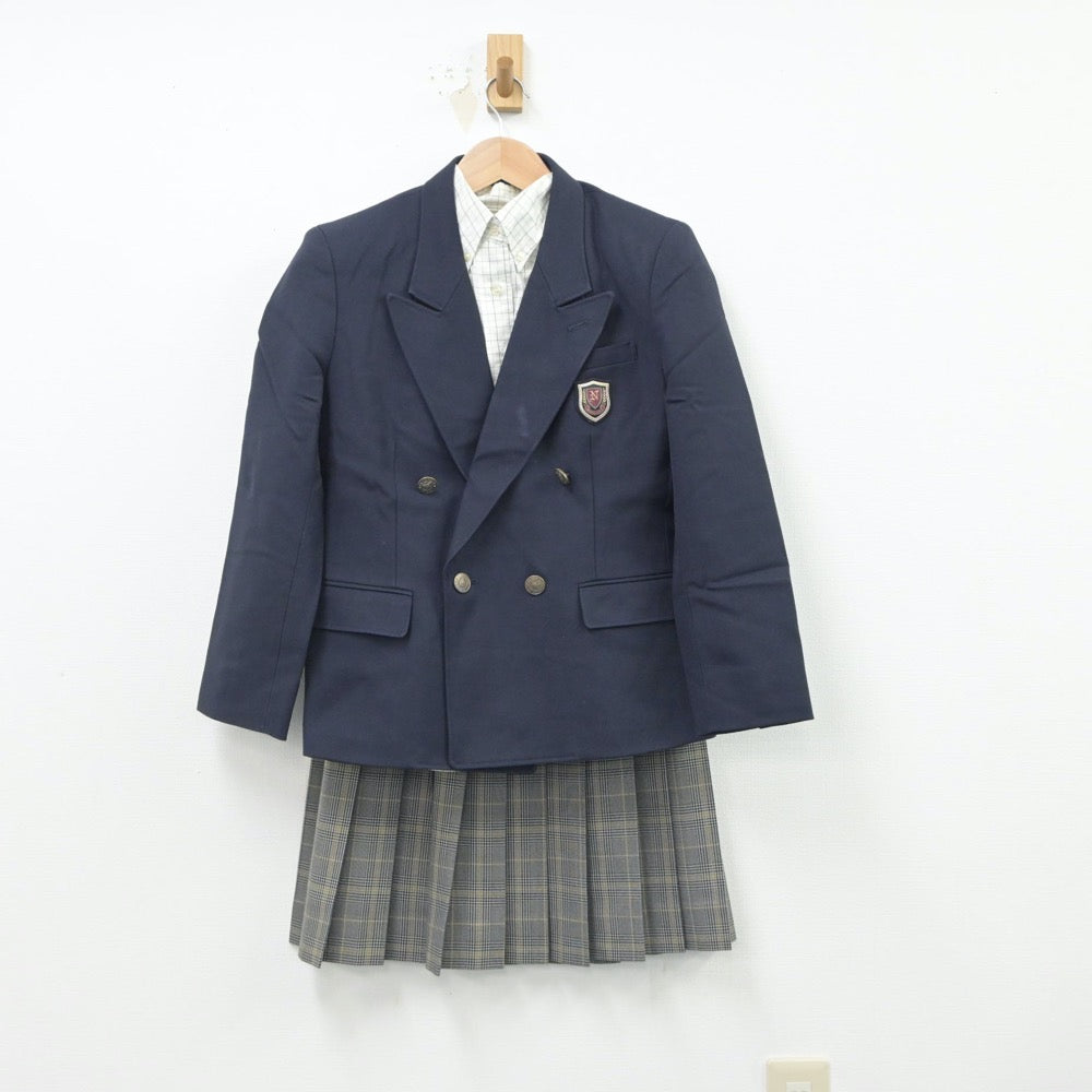 中古制服】富山県 入善高等学校 女子制服 4点（ブレザー・シャツ・スカート）sf016143【リサイクル学生服】 | 中古制服通販パレイド