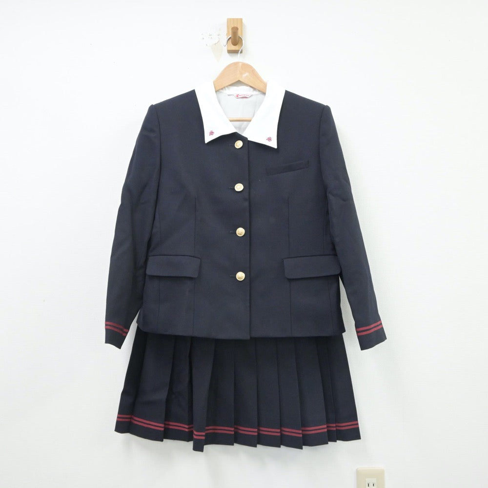中古制服】山形県 寒河江高等学校 女子制服 3点（ブレザー