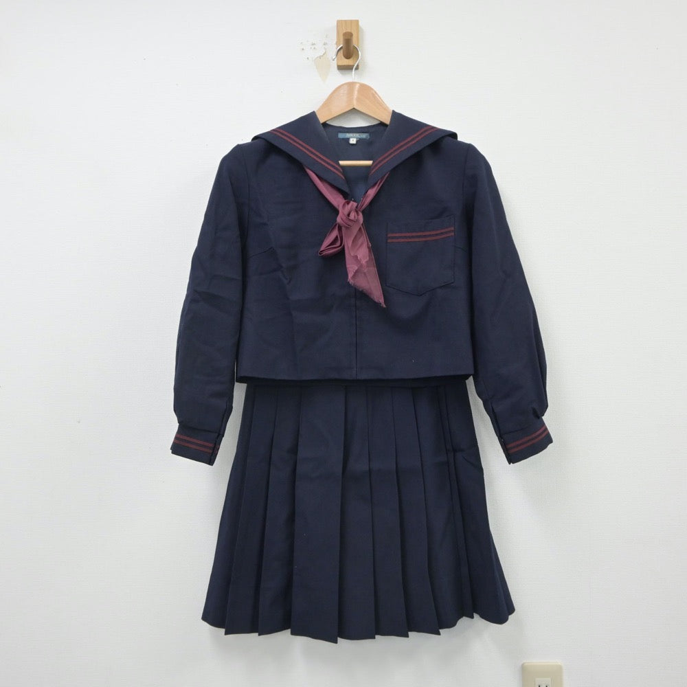 中古制服】大阪府 大阪教育大学附属池田中学校 女子制服 3点（セーラー服・スカート）sf016314【リサイクル学生服】 | 中古制服通販パレイド