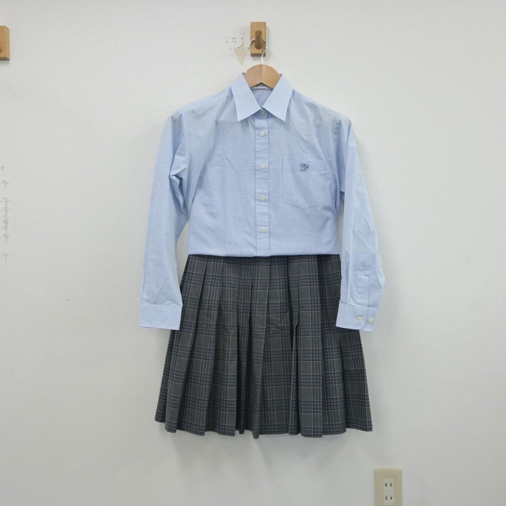 中古制服】東京都 明治大学付属中野八王子高等学校 女子制服 2点（シャツ・スカート）sf016485【リサイクル学生服】 | 中古制服通販パレイド