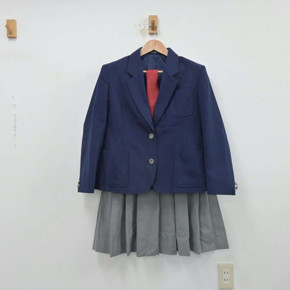 【中古】茨城県 水戸桜ノ牧高等学校 女子制服 4点（ブレザー・ニット・スカート）sf016502