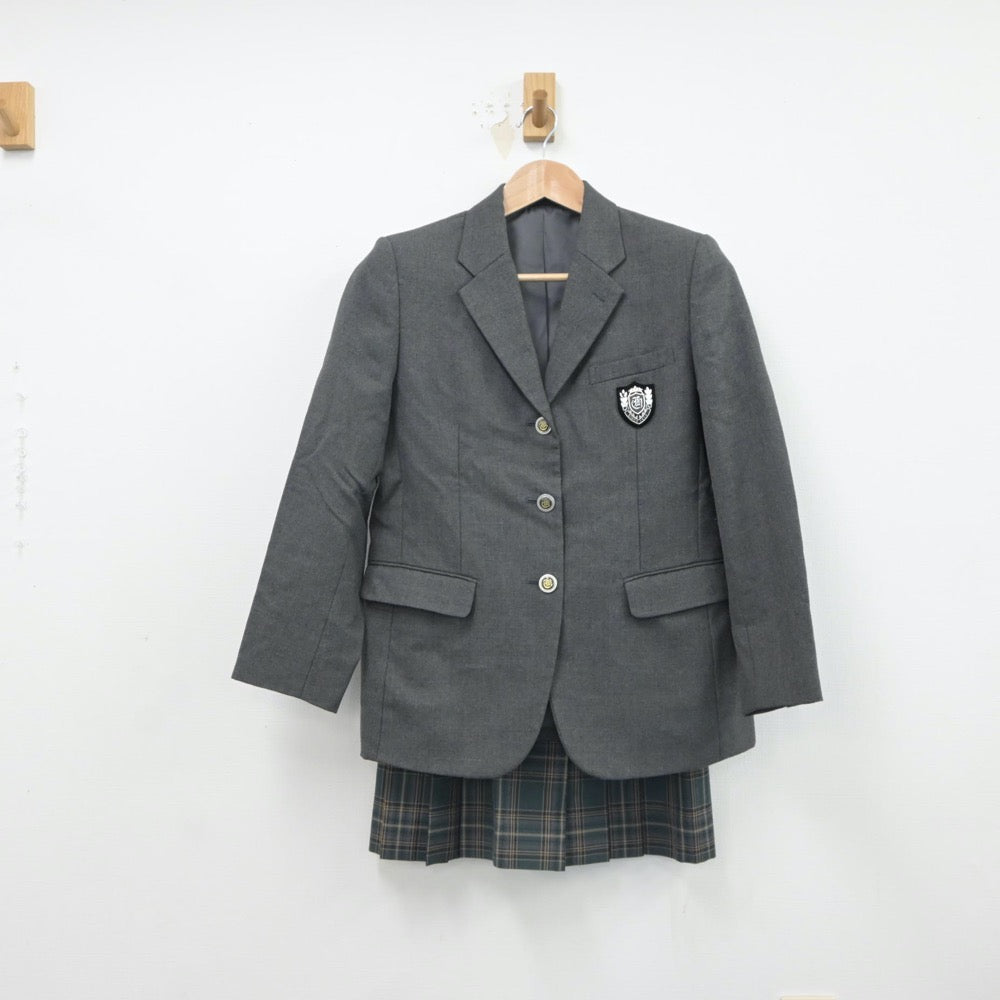 中古制服】長野県 穂高商業高等学校 女子制服 3点（ブレザー・スカート）sf016671【リサイクル学生服】 | 中古制服通販パレイド