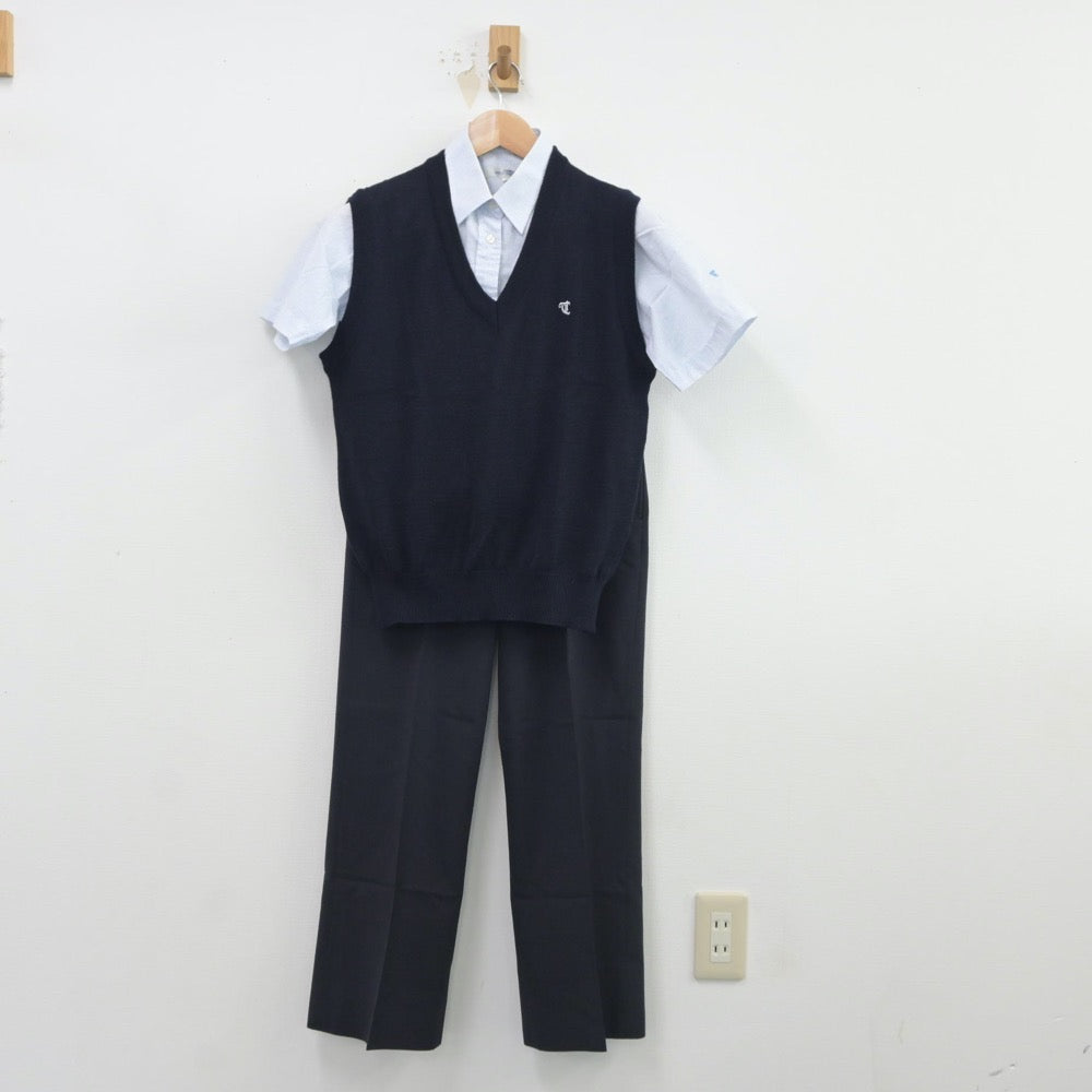 中古制服】宮城県 多賀城高等学校 女子制服 3点(シャツ・ニット 中古制服】宮城県 多賀城高等学校 女子制服 3点(シャツ・ニット