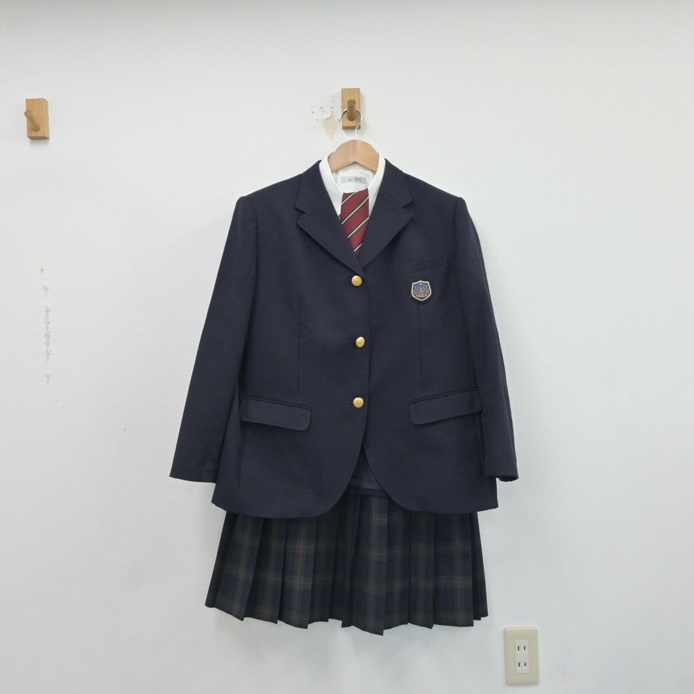 大得価愛知県 三好高等学校 女子制服 4点 sf004224 学生服
