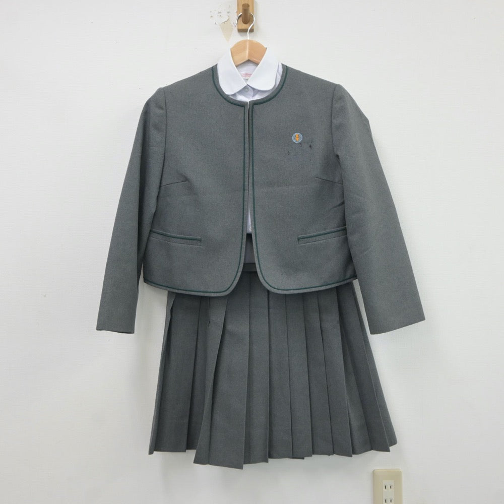 【中古】長崎県 真城中学校 女子制服 3点（ブレザー・シャツ・スカート）sf017552