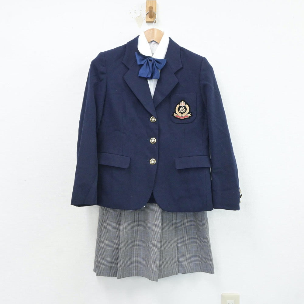 中古制服】神奈川県 清心女子高等学校 女子制服 5点（ブレザー・シャツ・ニット・スカート）sf017674【リサイクル学生服】 | 中古制服通販パレイド