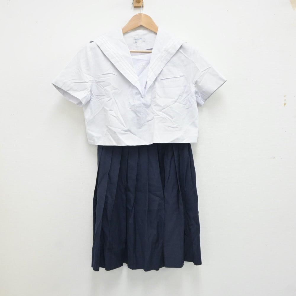 中古制服】兵庫県 武庫川女子大学附属中学校・高等学校 女子制服 3点（セーラー服・セーラー服・スカート）sf017739【リサイクル学生服】 | 中古 制服通販パレイド