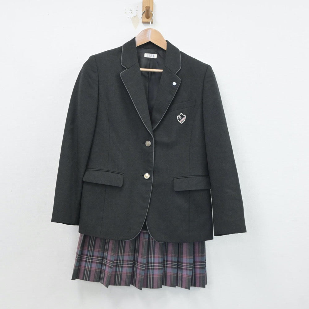 【中古】東京都 共立女子第二高等学校 女子制服 4点（ブレザー・スカート）sf017843