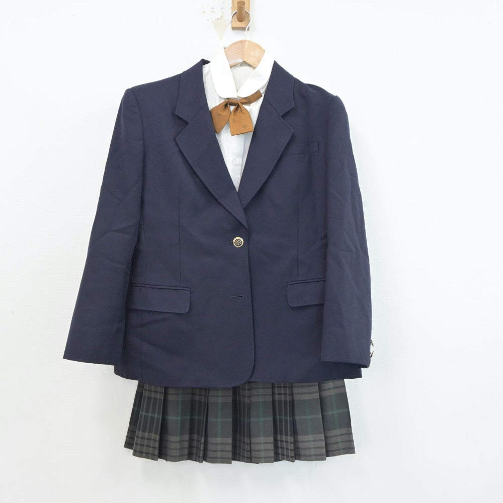 【中古】東京都 明治学院高等学校 女子制服 5点（ブレザー・シャツ・ニット・スカート）sf017873