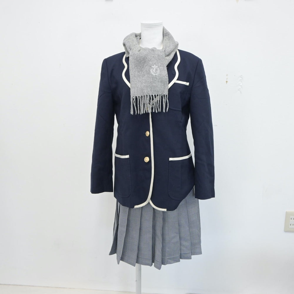 中古制服】神奈川県 聖セシリア女子高等学校 女子制服 3点（ブレザー