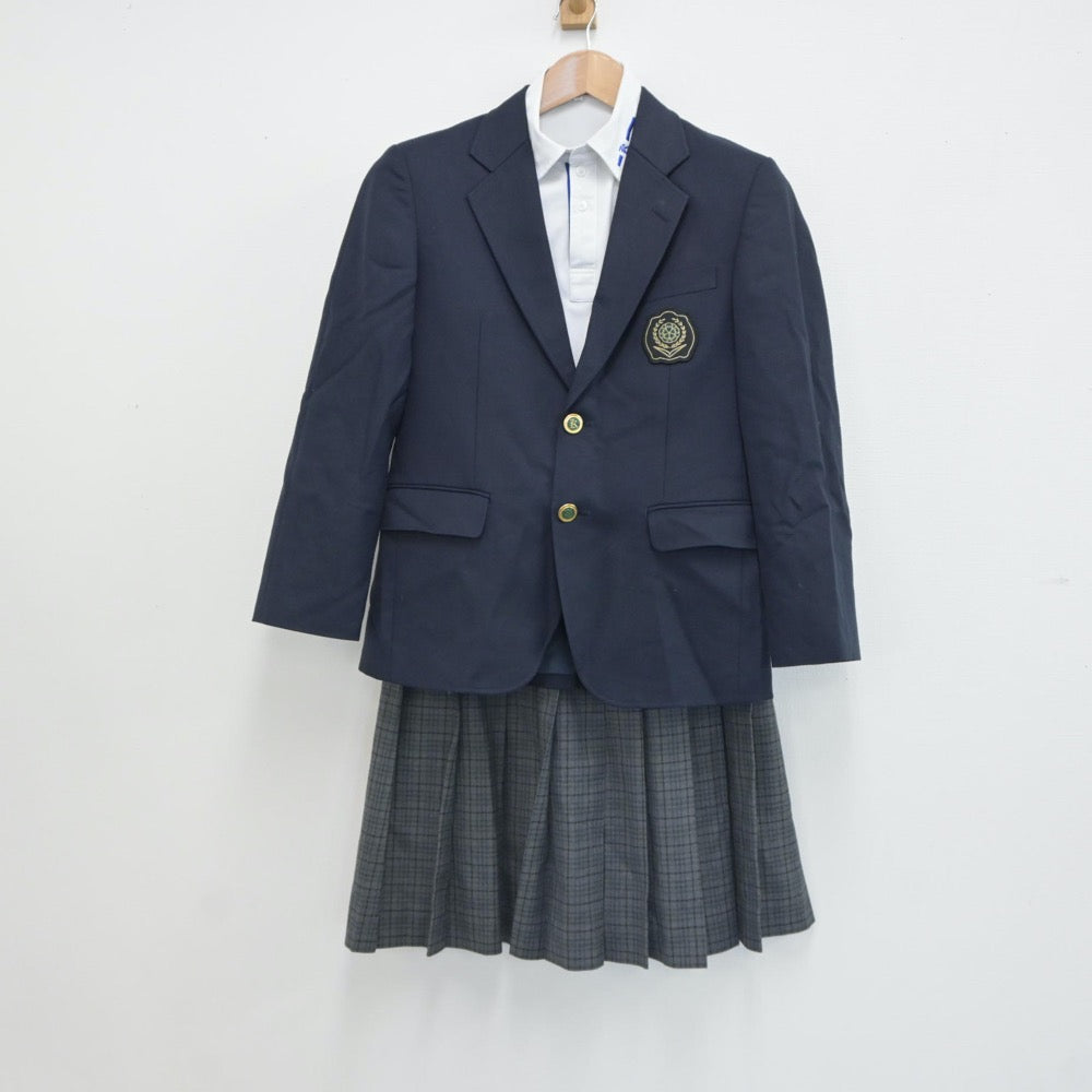 中古制服】京都府 亀岡市立亀岡中学校 女子制服 3点（ブレザー・シャツ・スカート）sf017921【リサイクル学生服】 | 中古制服通販パレイド