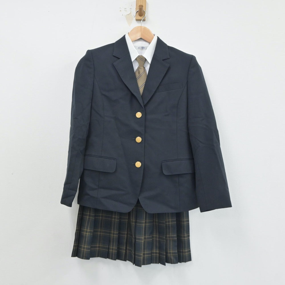 中古制服】岡山県 玉野高等学校 女子制服 5点（ブレザー・シャツ・ニット・スカート）sf018069【リサイクル学生服】 | 中古制服通販パレイド