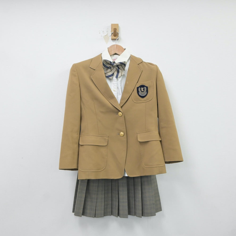 中古制服】三重県 高田高等学校 女子制服 4点（ブレザー・シャツ