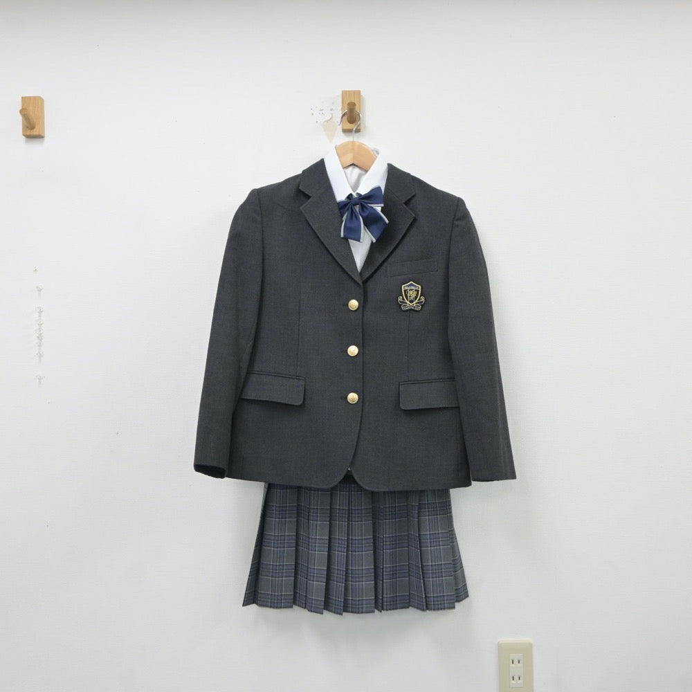 中古制服】東京都 明治大学付属中野八王子高等学校 女子制服 4点（ブレザー・シャツ・スカート）sf018207【リサイクル学生服】 |  中古制服通販パレイド