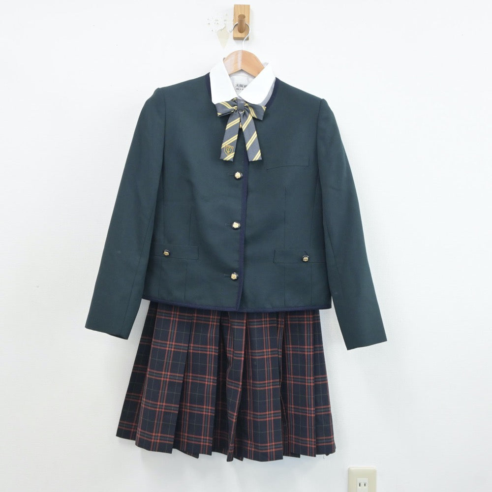 5点（ブレザー・シャツ・ベスト・スカート）sf018516【リサイクル学生服】　中古制服】大阪府　大阪桐蔭中学校　女子制服　中古制服通販パレイド