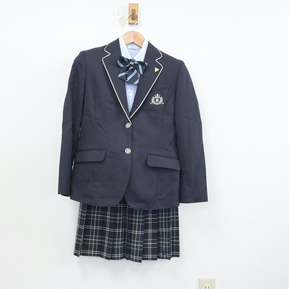 A629/S1125(中古)鹿児島県 松陽高校 女子制服9点 /M/160A/W63
