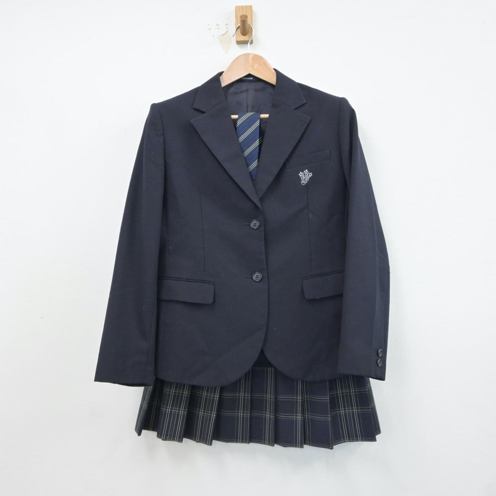 高校 制服 値下げしました！ 中古制服】大阪府 大阪府立芦間高等学校 女子制服 3点（ブレザー