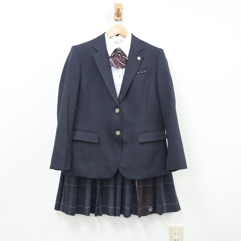 中古制服】大阪府 布施北高等学校 女子制服 5点（ブレザー・シャツ・ニット・スカート）sf018888【リサイクル学生服】 | 中古制服通販パレイド