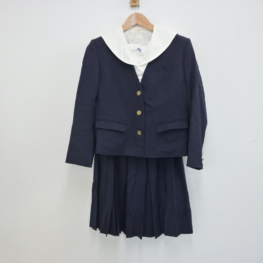 中古制服】奈良県 橿原学院高等学校 女子制服 3点（ブレザー