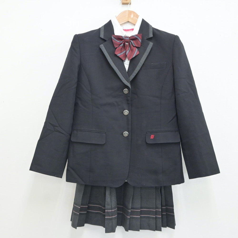 中古制服】山口県 下関短期大学付属高等学校 女子制服 4点（ブレザー・シャツ・スカート）sf019292【リサイクル学生服】 | 中古制服通販パレイド