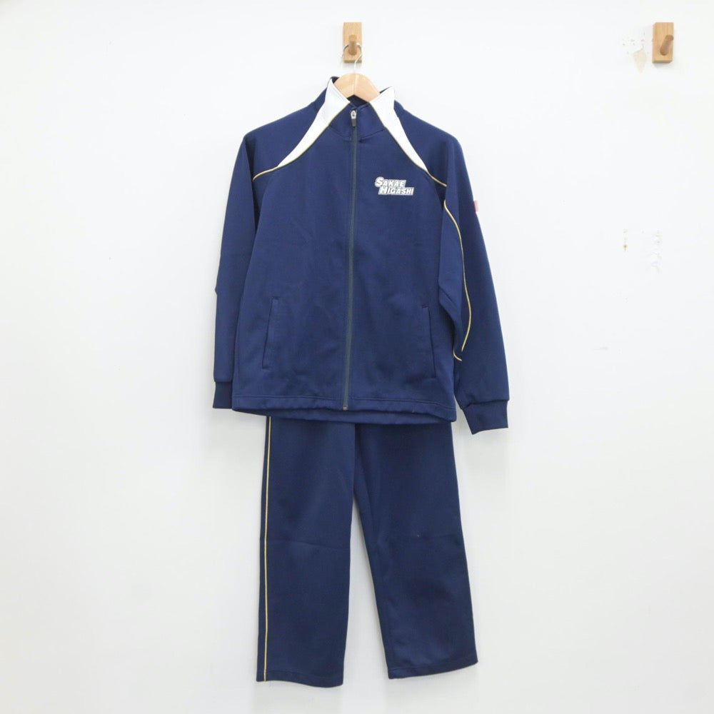 埼玉栄高校　女子陸上部　ジャージ上着 中古制服】埼玉県 栄東高等学校 女子制服 4点（ジャージ 上