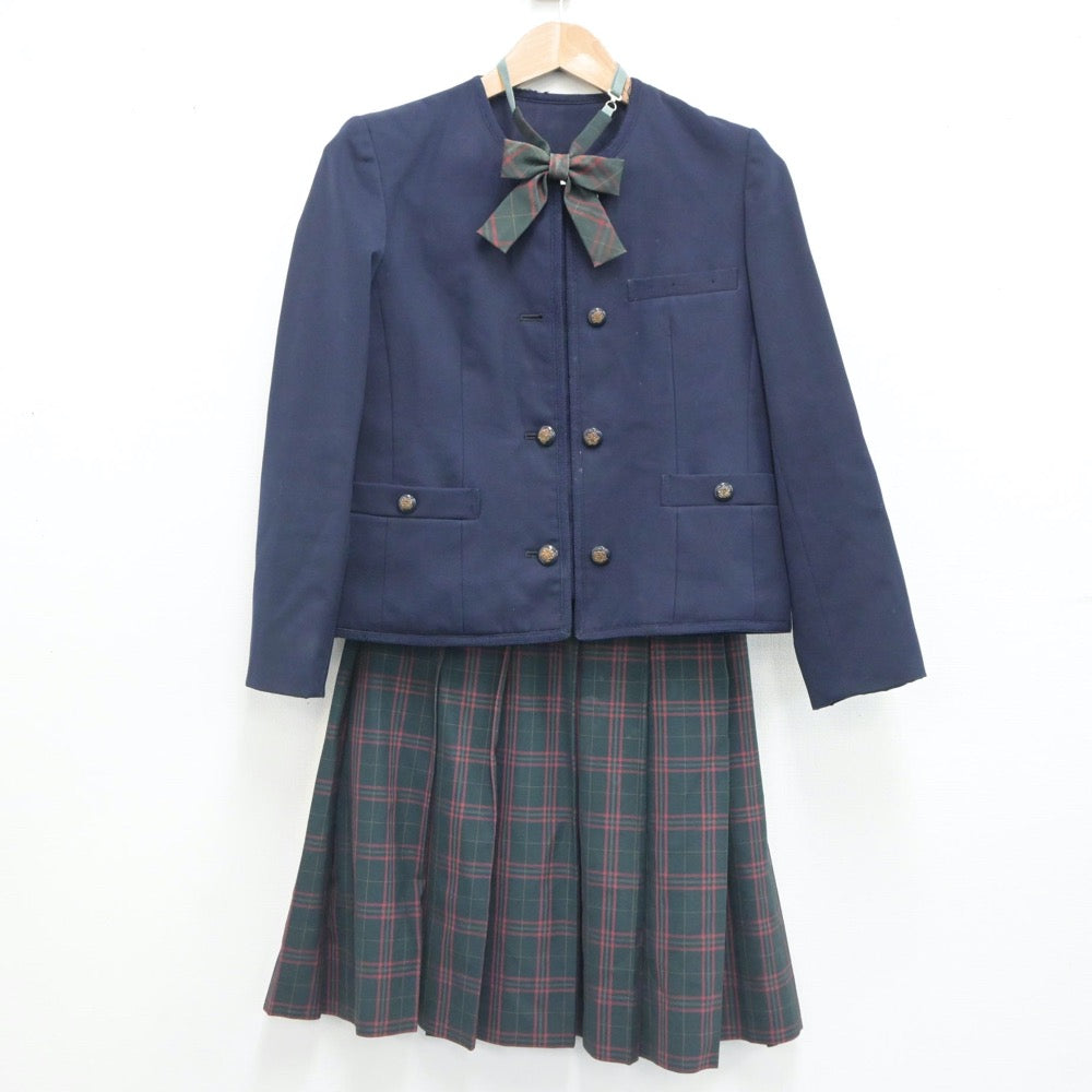 【中古】大阪府 大阪桐蔭高等学校 女子制服 5点（ブレザー・ベスト・スカート）sf019510