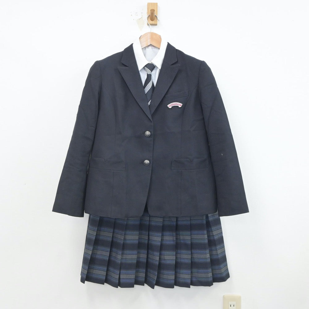 中古制服】大阪府 関西福祉科学大学高等学校 女子制服 5点（ブレザー・ニット・シャツ・スカート）sf019596【リサイクル学生服】 | 中古制服 通販パレイド