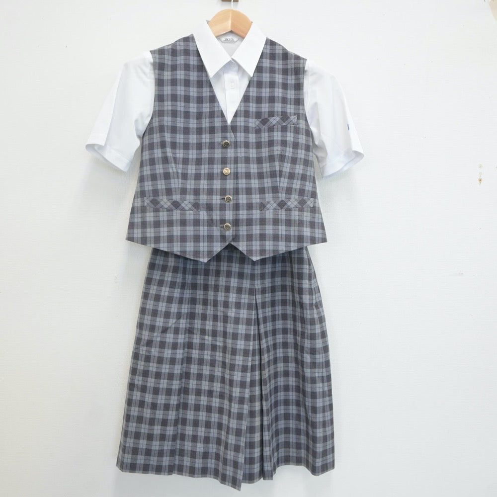 中古制服】北海道 旭川農業高等学校 女子制服 4点（シャツ・ベスト・スカート）sf019789【リサイクル学生服】 | 中古制服通販パレイド