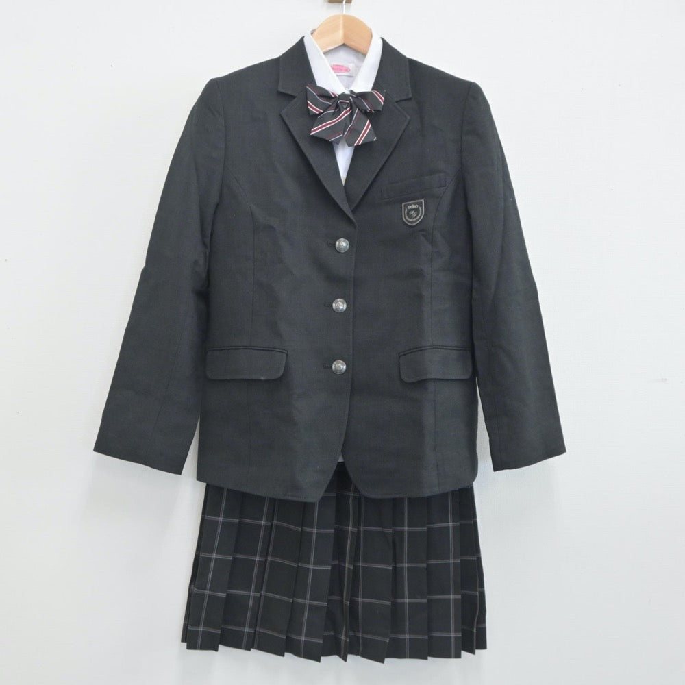 【中古】埼玉県 聖望学園高等学校 女子制服 4点（ブレザー・シャツ・スカート）sf019945