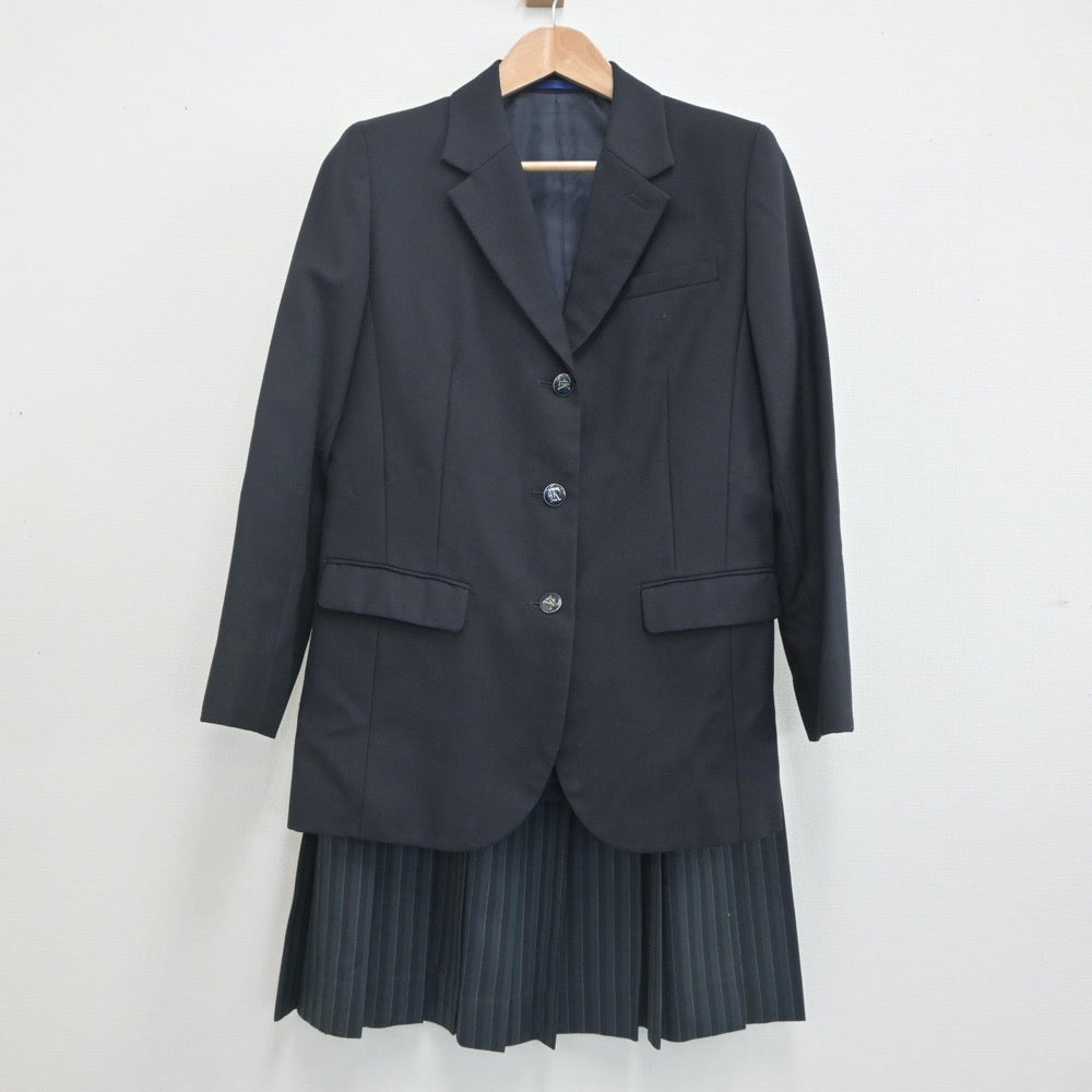 【中古】大阪府 薫英女学院高等学校 女子制服 2点（ブレザー・スカート）sf020101