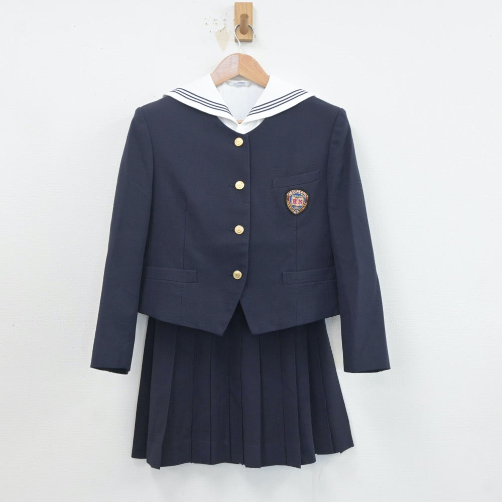 【中古】北海道 帯広北高等学校 女子制服 3点（ブレザー・セーラー服・スカート）sf020155