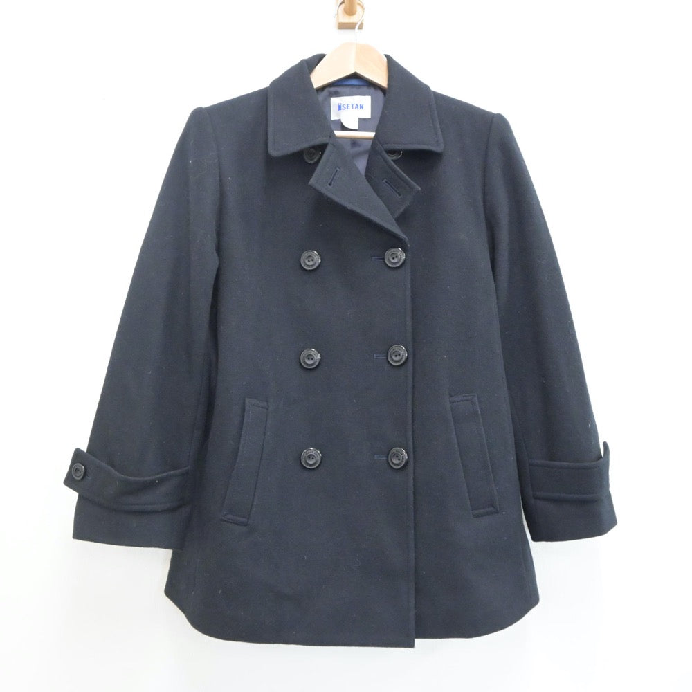 【中古】東京都 日本大学鶴ヶ丘高等学校 女子制服 1点（コート）sf020176