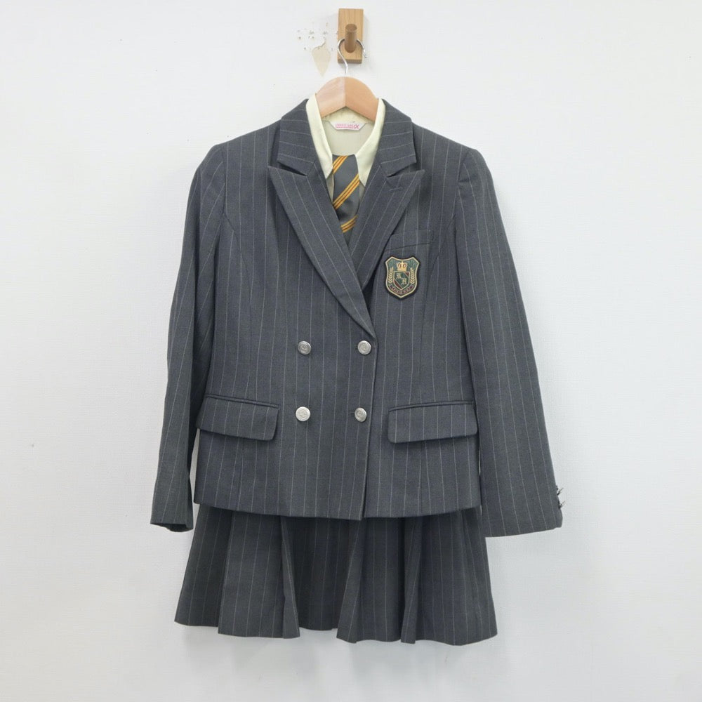 中古制服】東京都 錦城高等学校 女子制服 5点（ブレザー・ベスト 