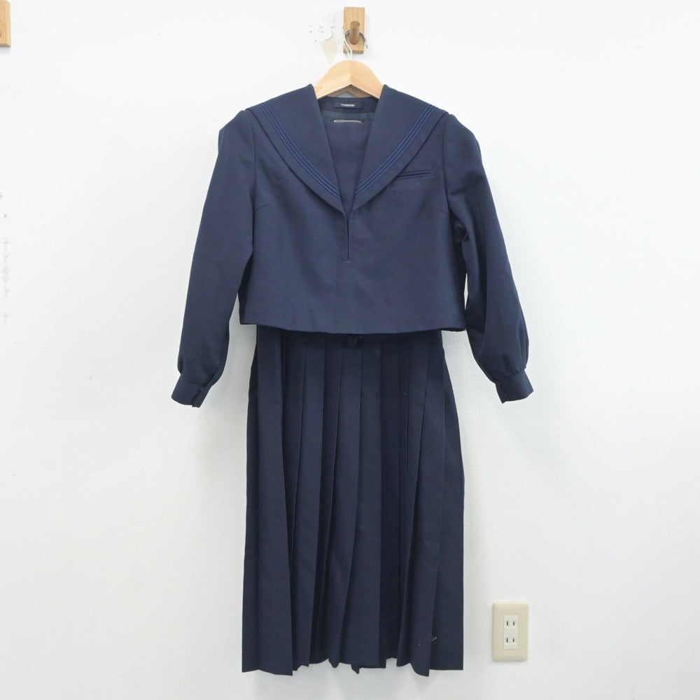 中古制服】埼玉県 北野中学校 女子制服 2点(セーラー服 中古制服】埼玉県 北野中学校 女子制服 2点(セーラー服