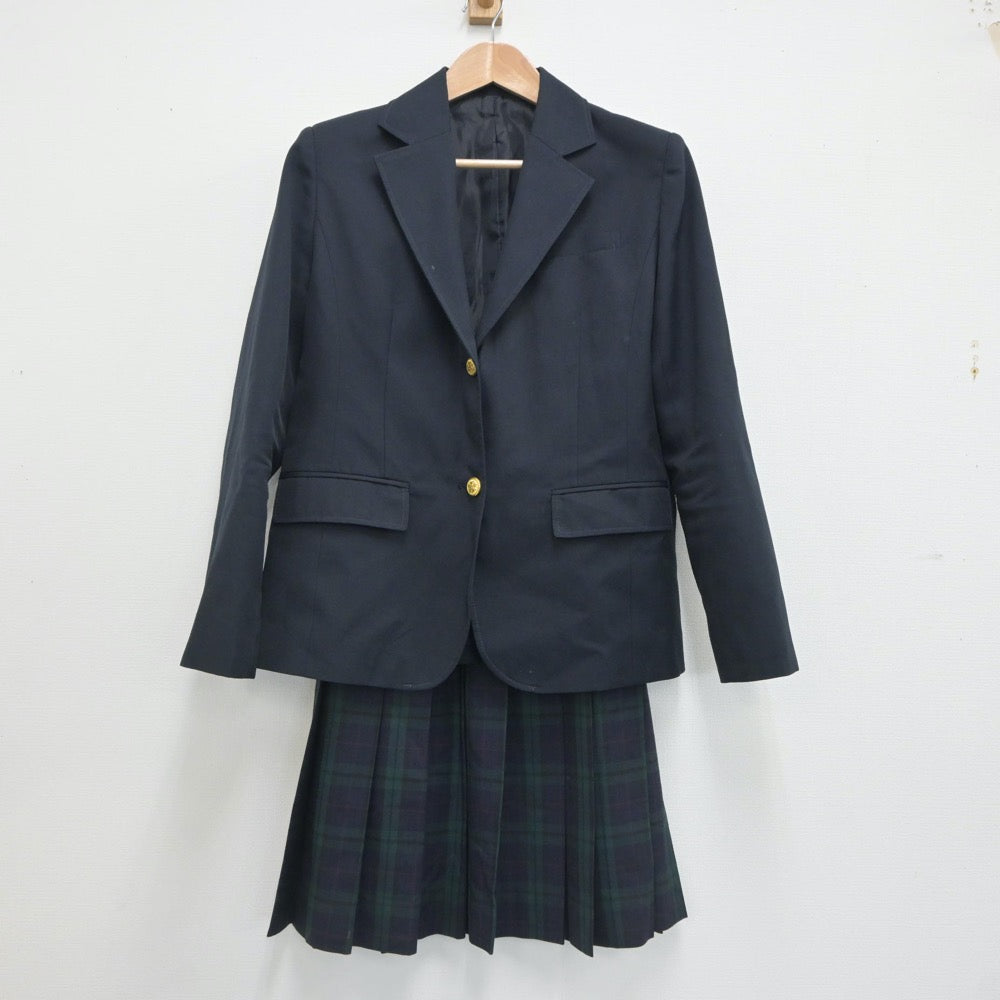 【中古】宮城県 長町中学校 女子制服 2点（ブレザー・スカート）sf020710