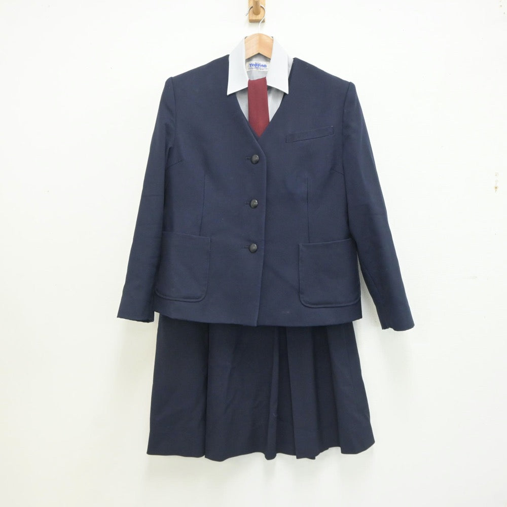 中古制服】静岡県 静岡県立静岡商業高等学校 女子制服 5点（ブレザー