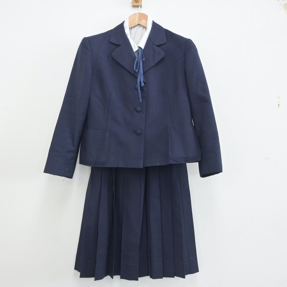 【中古】岩手県 盛岡第一高等学校 女子制服 4点（ブレザー・シャツ・スカート）sf020988