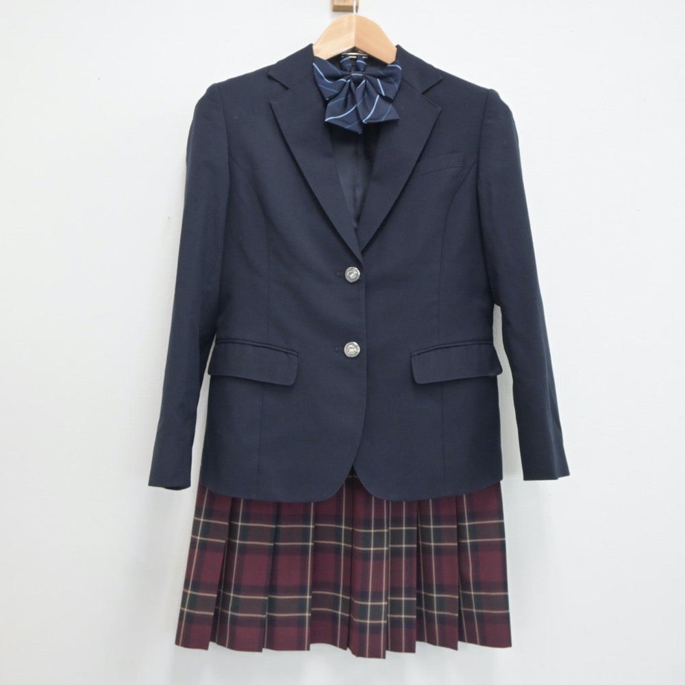 中古制服】茨城県 協和中学校 女子制服 3点（ブレザー・スカート