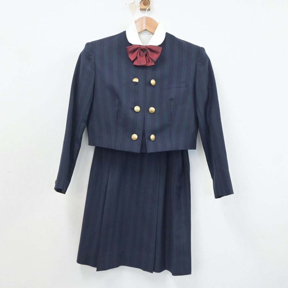 【中古】静岡県 浜松学芸高等学校 女子制服 5点（ブレザー・シャツ・スカート）sf021091